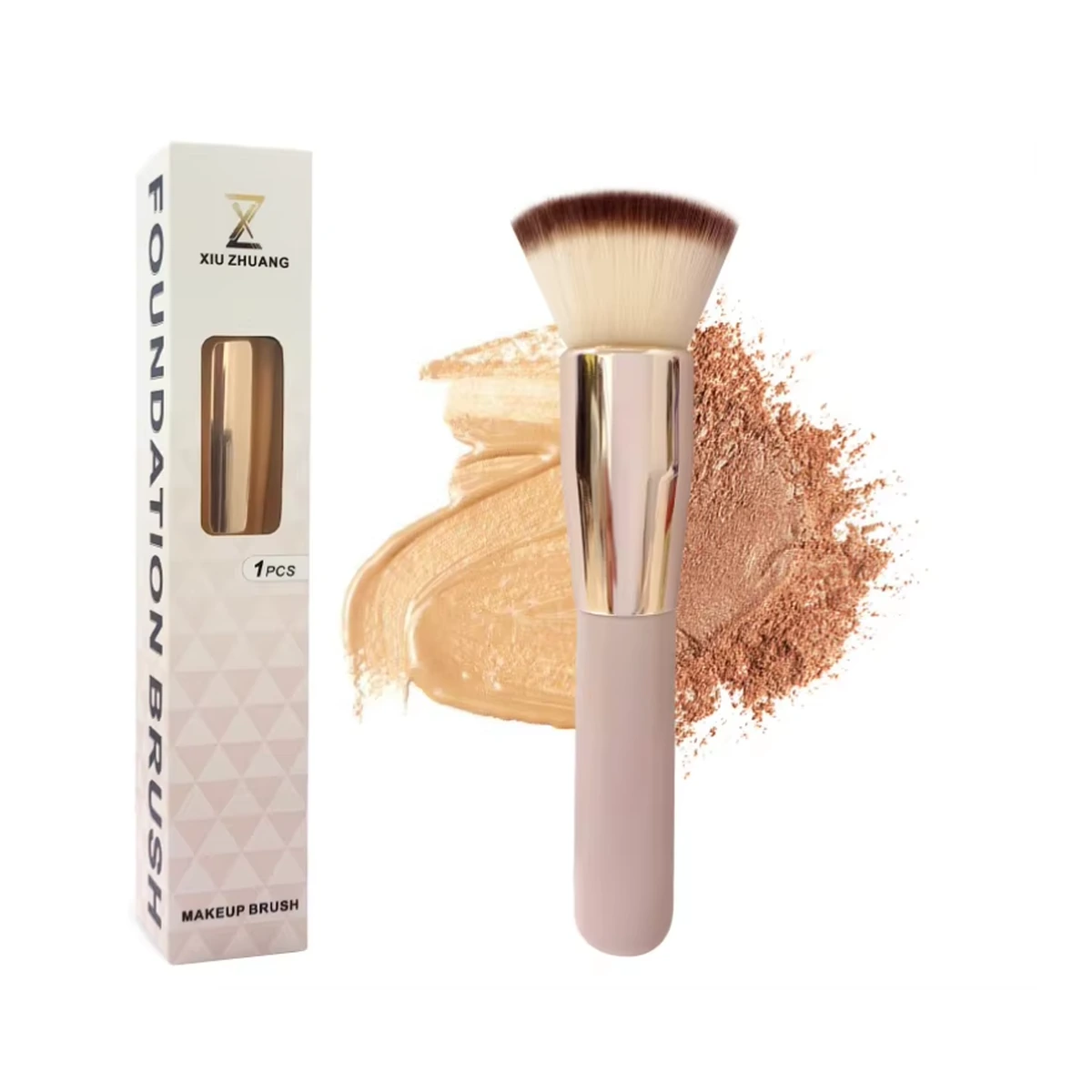 Ozana Pink Buffing Foundation Brush