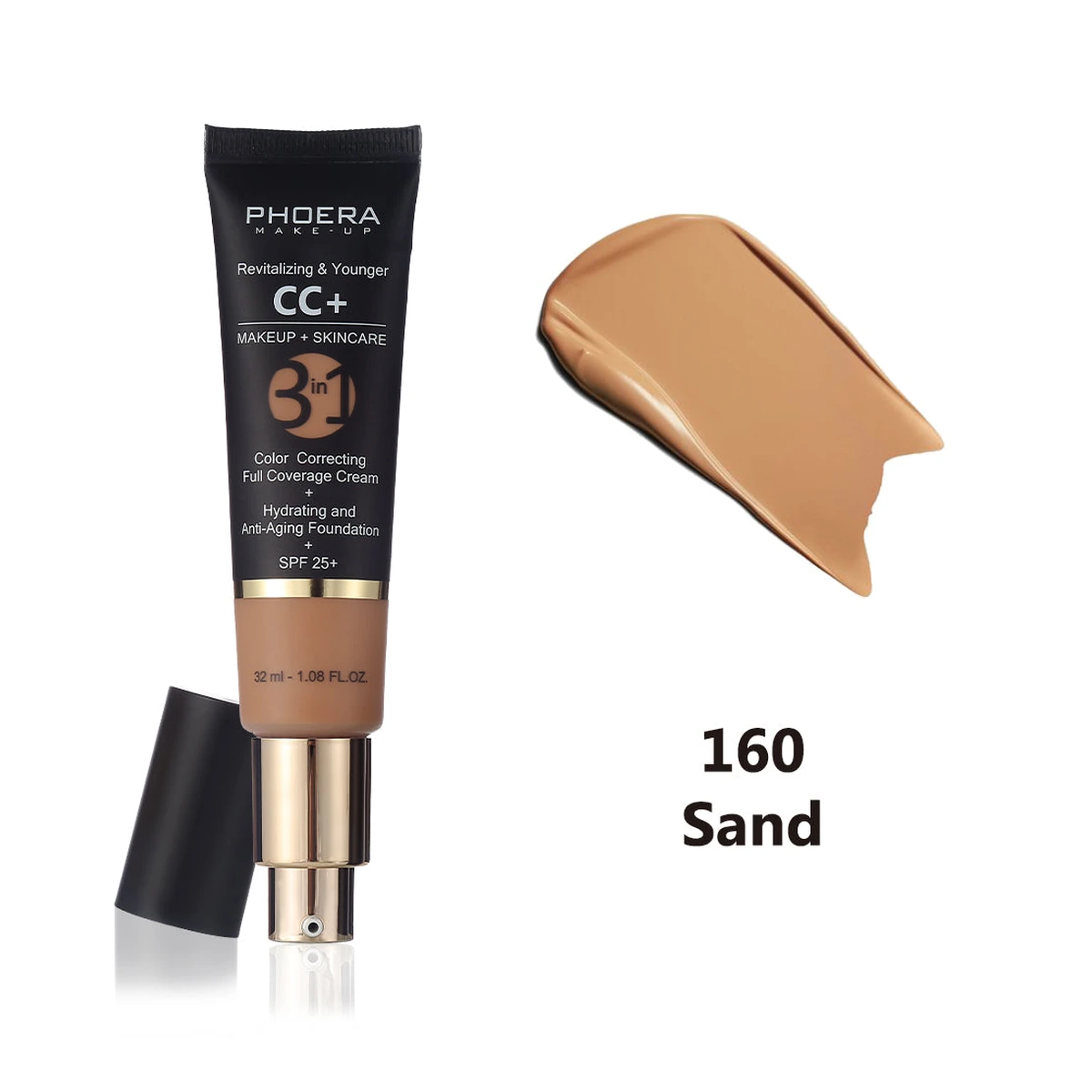 PHOERA CC Cream Foundation 32ml - Full Coverage